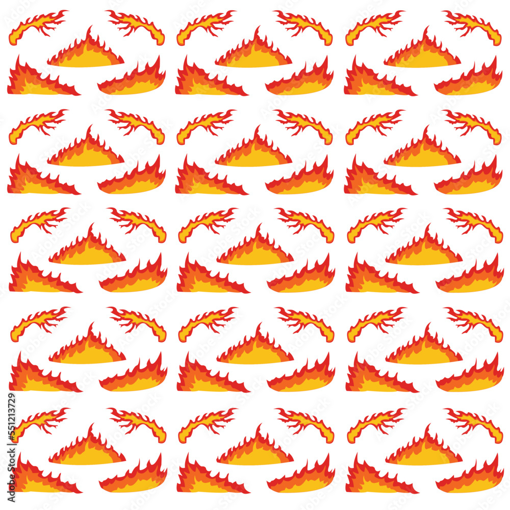 Fire flames pattern Fire flames pattern