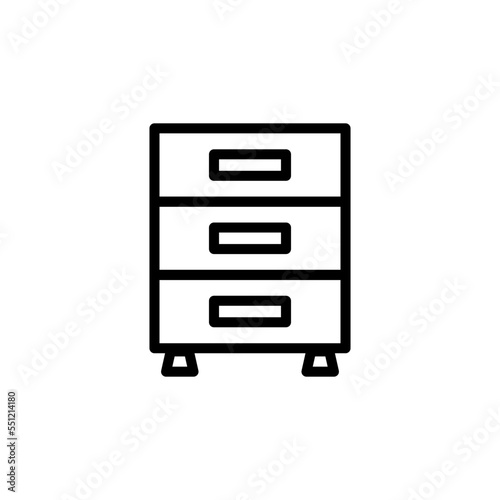 file cabinet ,icon, design, flat, style, trendy, collection, template