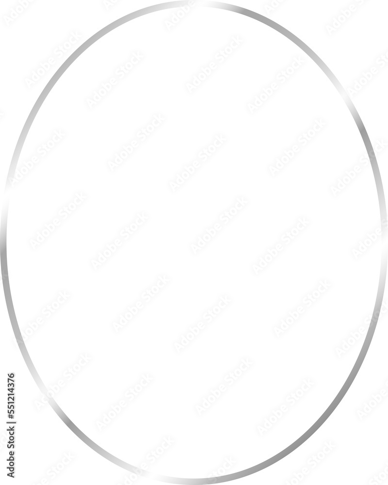 oval silver frame isolated on transparent background, luxury order design for invitation, card, PNG. oval silver frame isolated on transparent background, luxury order design for invitation, card, PNG.