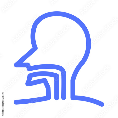 Ent Esophagus Larynx Medical Medicine Otolaryngology Throat Icon