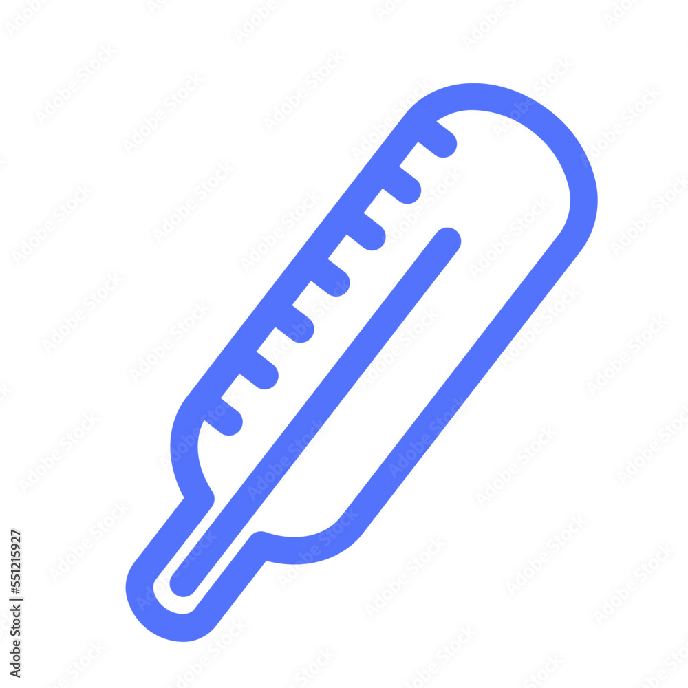 Fototapeta premium Fever Healthcare Medical Medicine Thermometer Icon