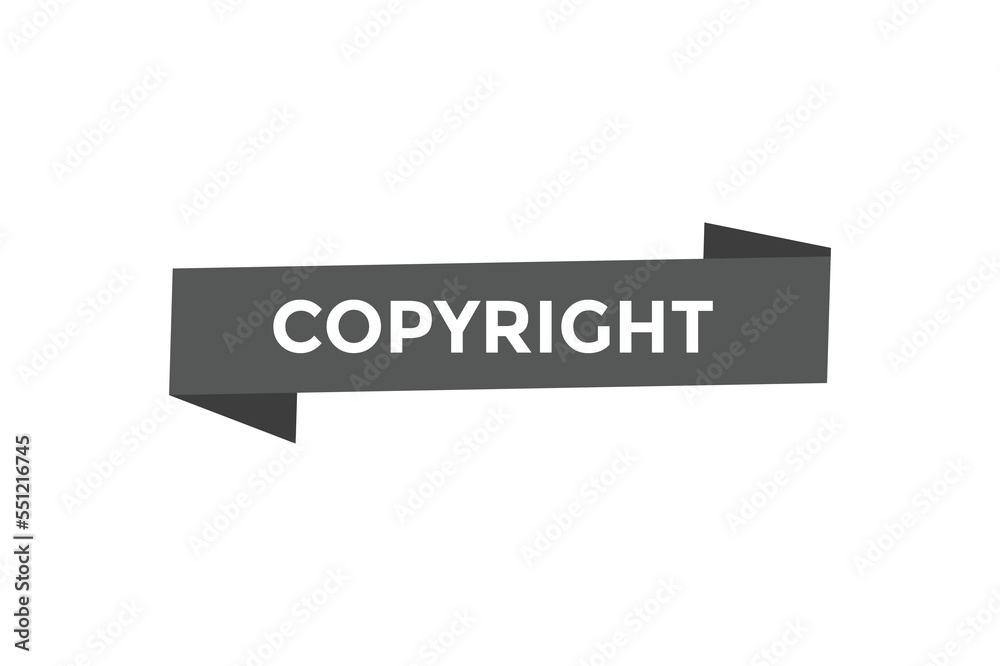 Copyright button web banner template Vector Illustration
Copyright button web banner template Vector Illustration