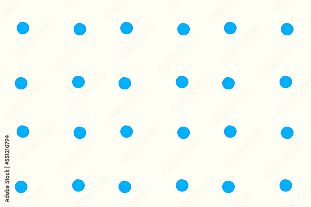Seamless background with multi-layered painted blue circles