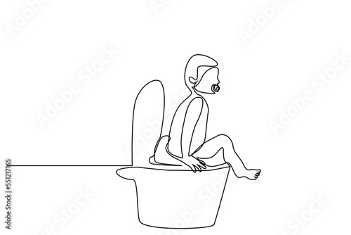 little boy learn  toilet bowl lifestyle home restroom bathroom