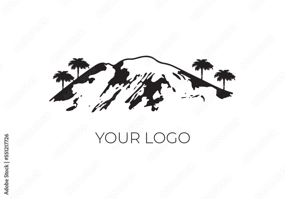 MOUNTAIN logo design template MOUNTAIN logo design template