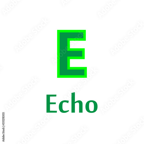 NATO phonetic,color ,icon, design, flat, style, trendy, collection, template