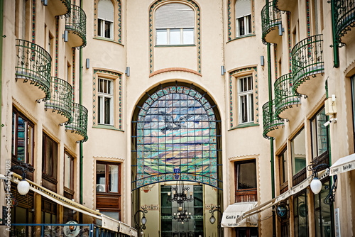 Oradea, Romania-Black Eagle Palace Shopping Center.