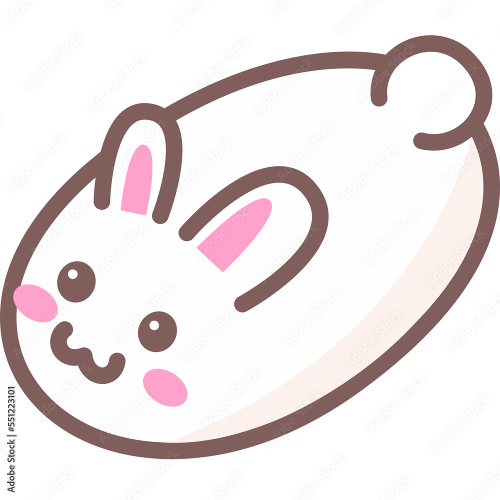 Cute and adorable little rabbit doodle illustration Cute and adorable little rabbit doodle illustration