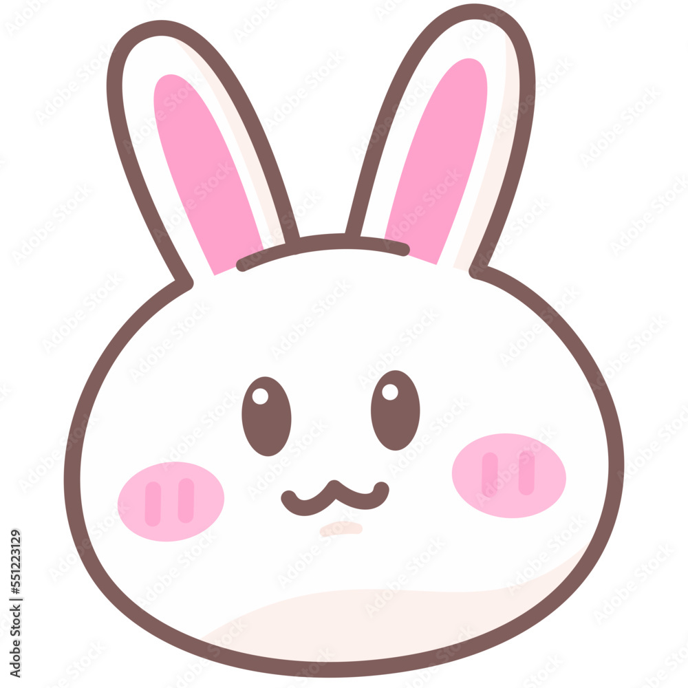 Cute and adorable little rabbit doodle illustration Cute and adorable little rabbit doodle illustration
