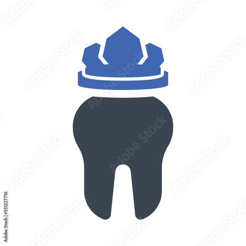 Crown tooth icon