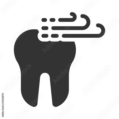 Sensitive tooth icon