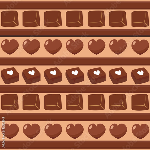 Chocolate  seamless pattern