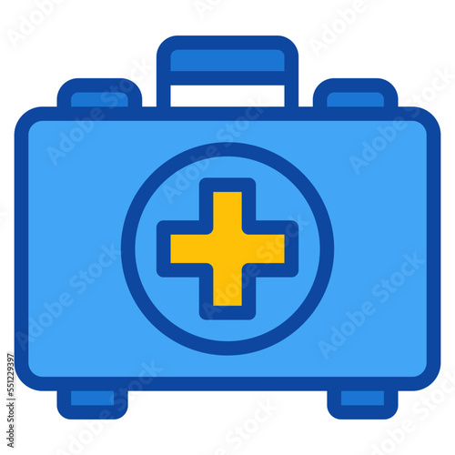 first aid two tone icon