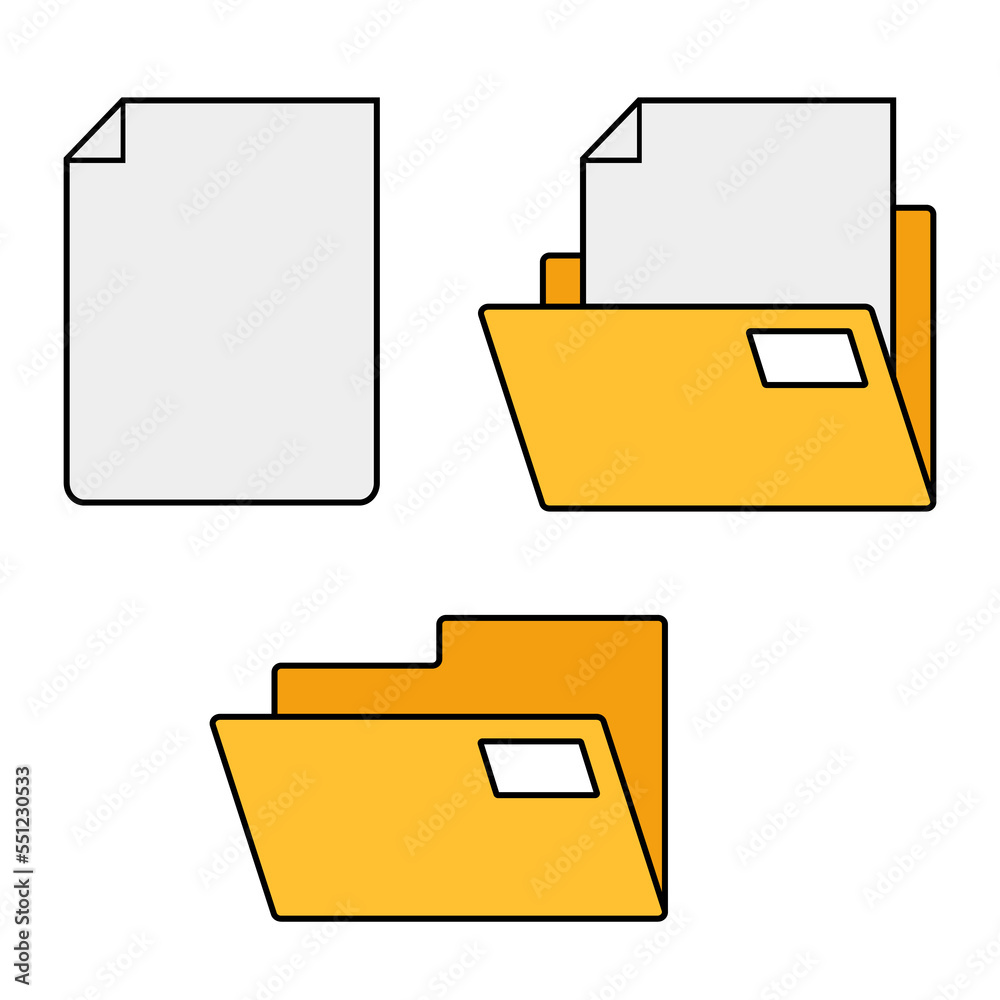 Folder icon in filled line style, use for website mobile app presentation Folder icon jpeg illustration in blue style for any projects, use for website mobile app presentation jpg 

