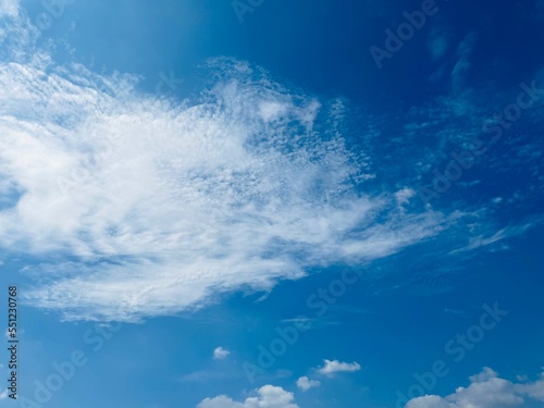 blue sky with clouds