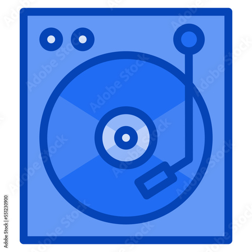 disk blue icon