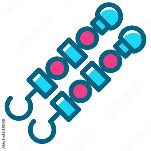 brochette two tone icon