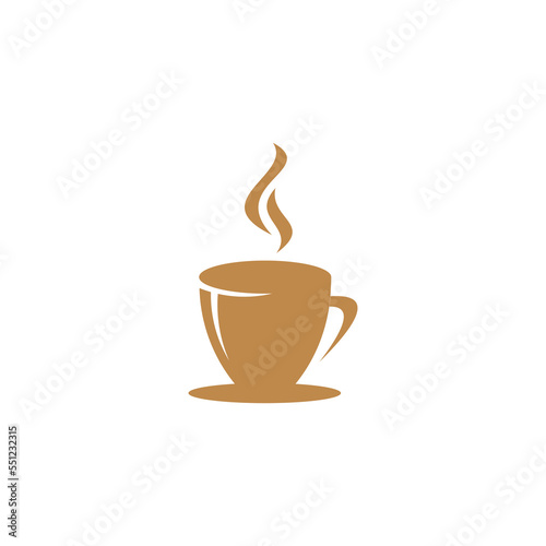 Coffee cup logo template 