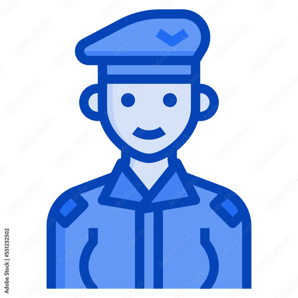 soldier blue icon soldier blue icon