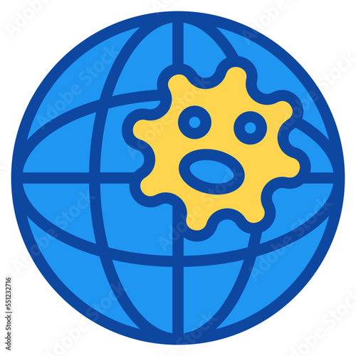 epidemic two tone icon