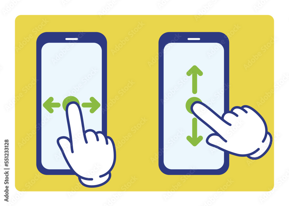 Finger swiping the smartphone, vector illustration
finger swiping image icon