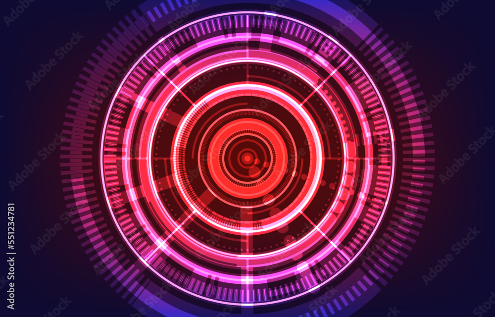tech circle shape template background tech circle shape template background