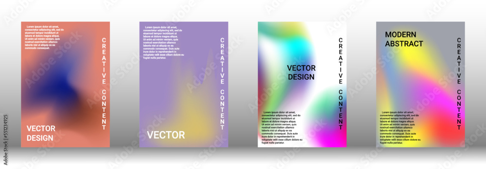 Artistic covers design. Creative fluid colors backgrounds. Set of abstract covers Artistic covers design. Creative fluid colors backgrounds. Set of abstract covers