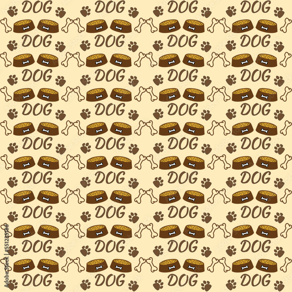 Dog seamless pattern Dog seamless pattern