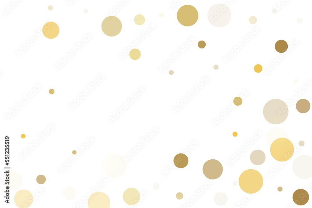 Gold glitter confetti, great design for any purpose. Party decor.