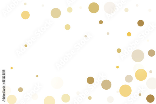 Gold glitter confetti, great design for any purpose. Party decor.