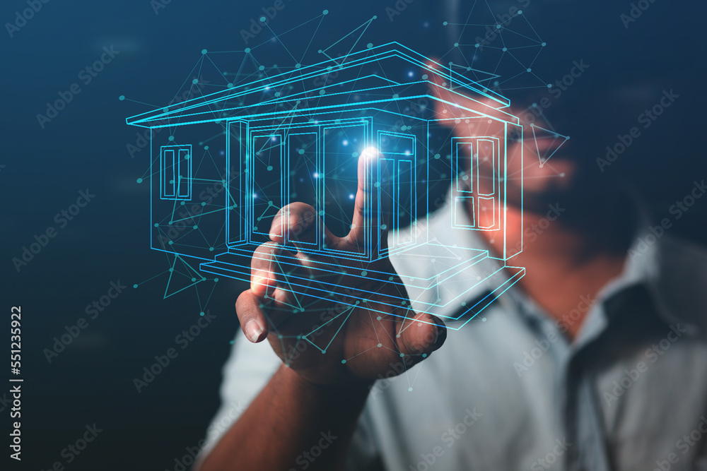 Foto De Technology Concept Innovative Buildings And Artificial Foto de technology concept innovative buildings and artificial