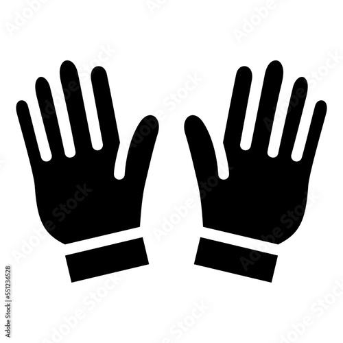 goalkeeper gloves. black gloves