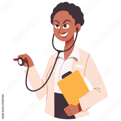 Female doctor Stethoscope