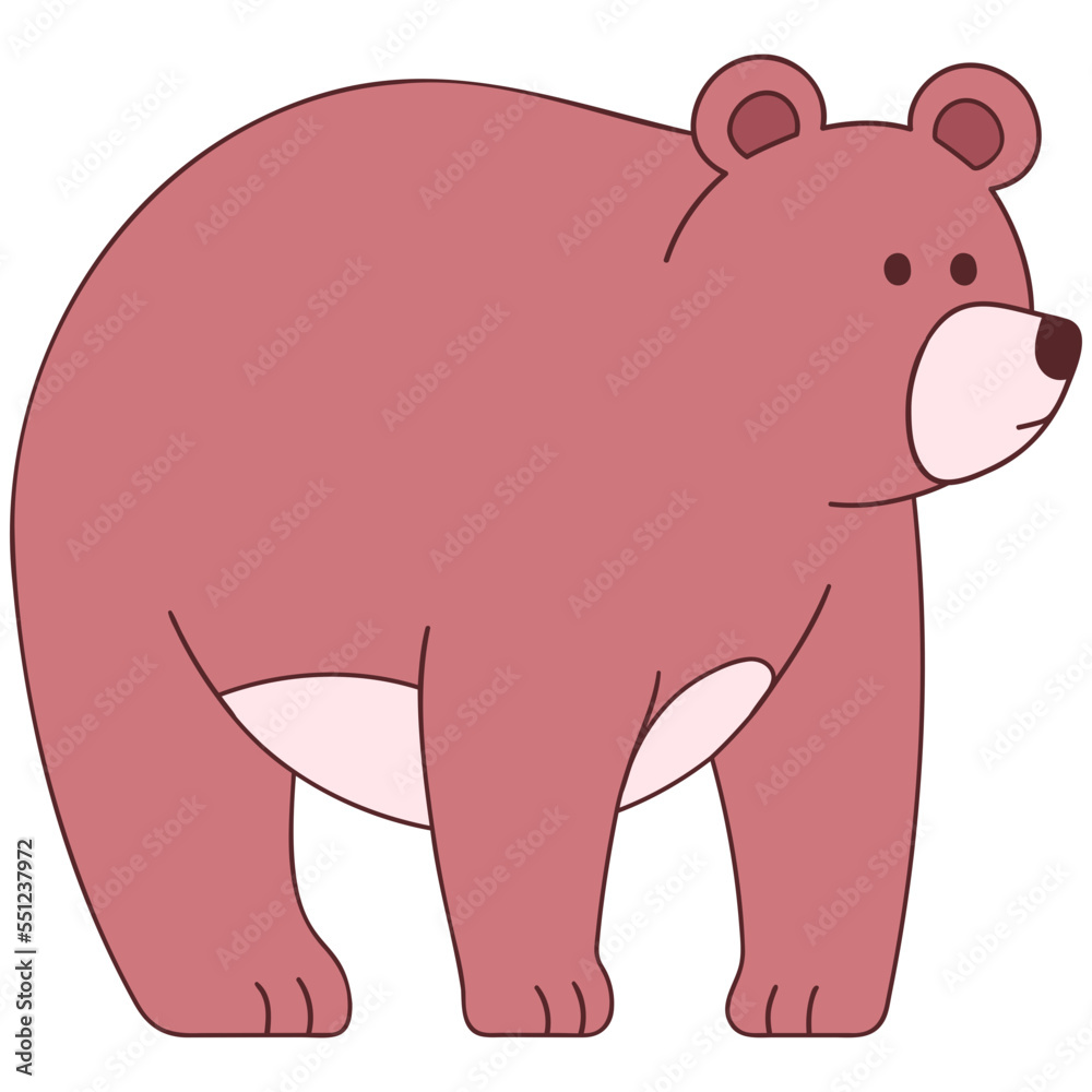 bear brown standing bear brown standing