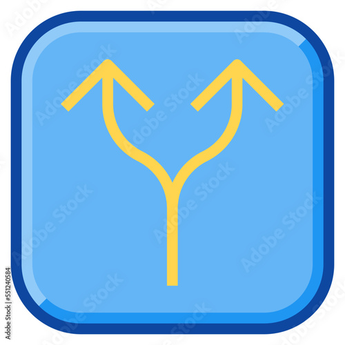parallel two tone icon