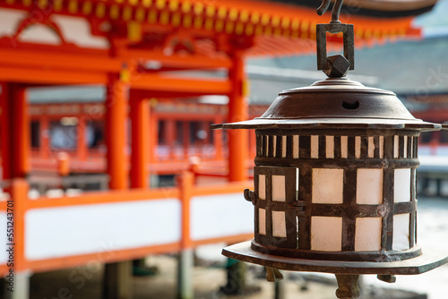 日本三景宮島の厳島神社本殿