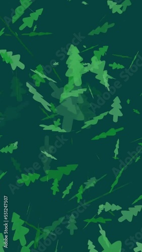 Alberi di Natale, video verticale.