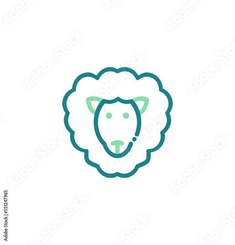 sheep icon vector illustration logo template for many purpose. Isolated on white background.