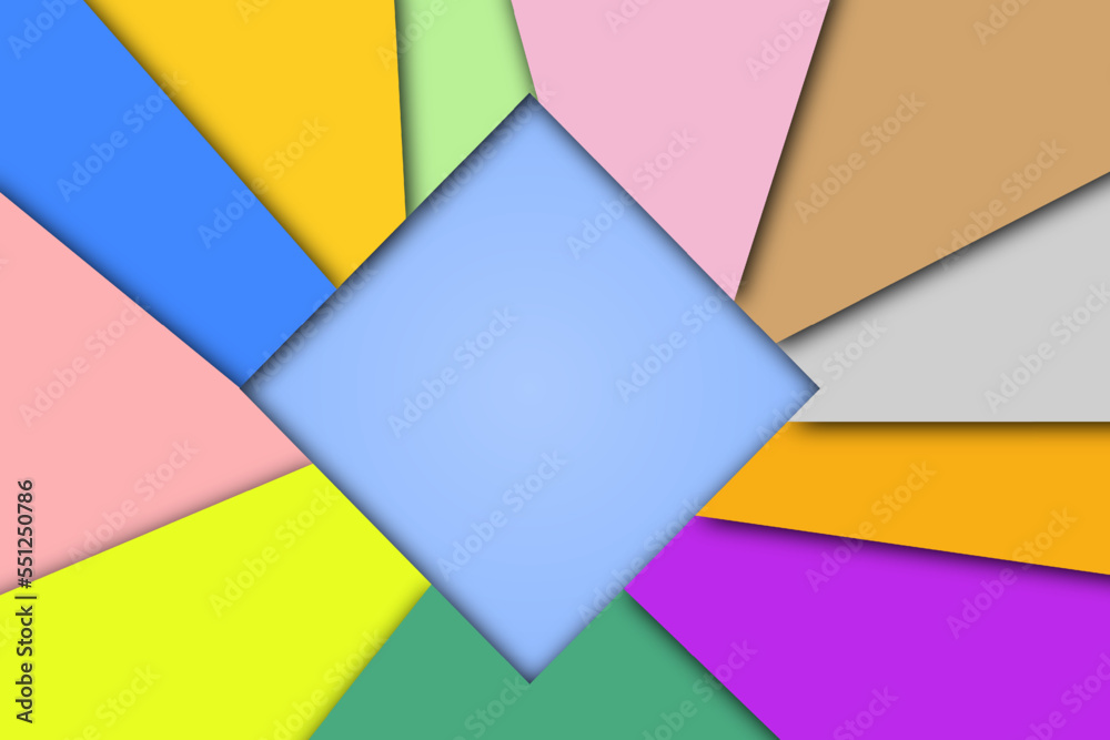 abstract colorful background with copy space on center