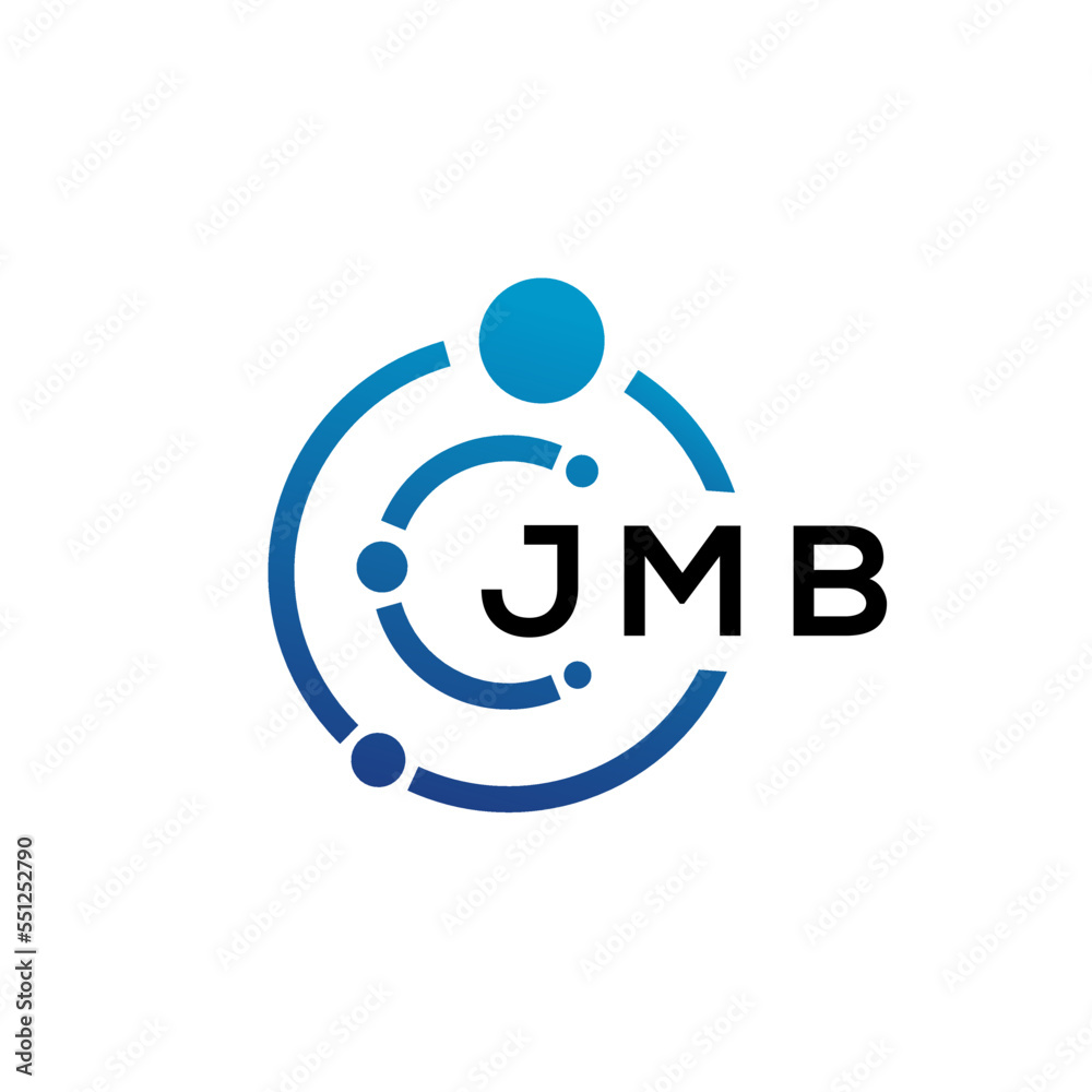 JMB letter technology logo design on white background. JMB creative initials letter IT logo concept. JMB letter design. JMB letter technology logo design on white background. JMB creative initials letter IT logo concept. JMB letter design.