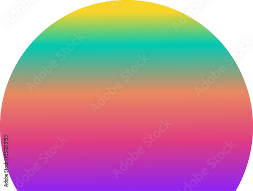 Sunset sunrise colorful retro sticker shirt style decoration abstract background wallpaper illustration