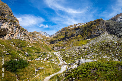 Mountain landscape in French alps