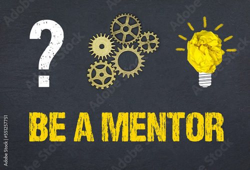be a mentor	