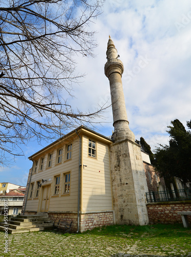 Located in Üsküdar, Turkey, Kaptan Paşa Mosque was first built in 1499. The mosque, which was destroyed over time, was rebuilt in 1728-1729. photo