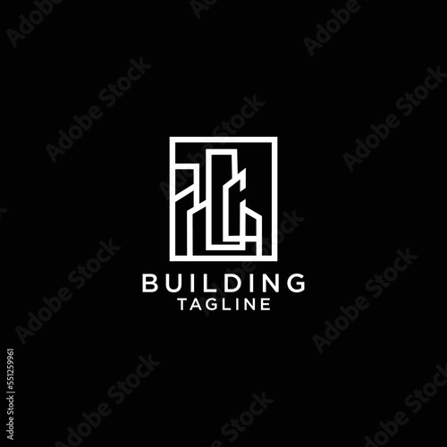 Building logo for construction logo icon design 