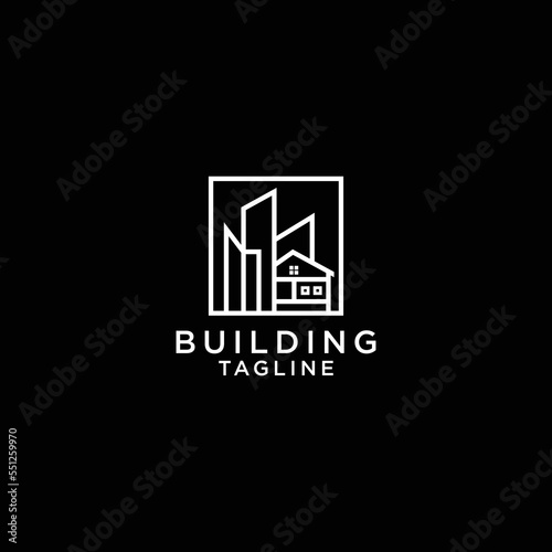 Building logo for construction logo icon design 