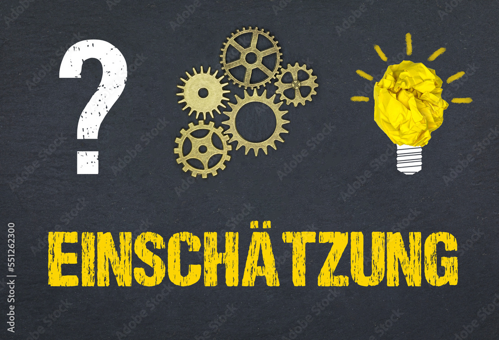 Obraz premium Einschätzung