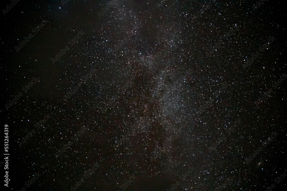 Obraz premium incredible starry sky while traveling