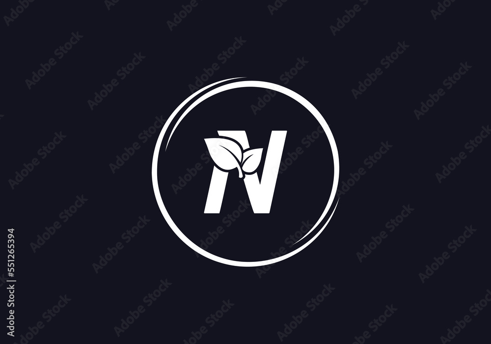 Green leaf circle logo and Eco nature business symbol design vector ...