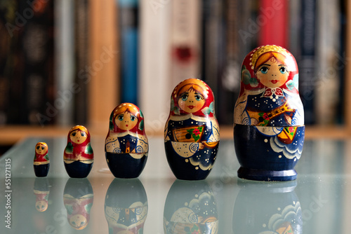 russian nesting dolls photo